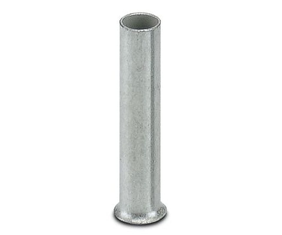Phoenix Contact Insulated Ferrule, 10 mm Pin Length, 1.7 mm Pin Diameter, Silver to 16 AWG Wire Size