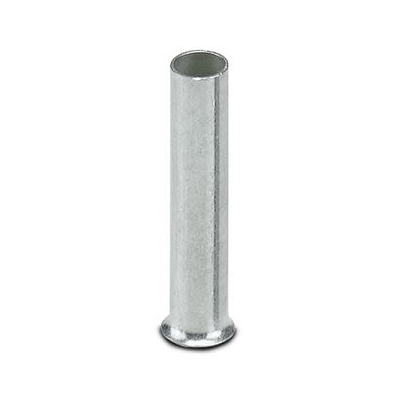 Phoenix Contact Ferrule, 12 mm Pin Length, 2.2 mm Pin Diameter, Silver to 14 AWG Wire Size