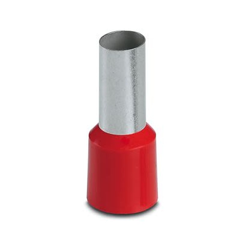 Phoenix Contact, AI 35 -16 RD Insulated Ferrule, 16 mm Pin Length, 8.3 mm Pin Diameter, Red to 2 AWG Wire Size