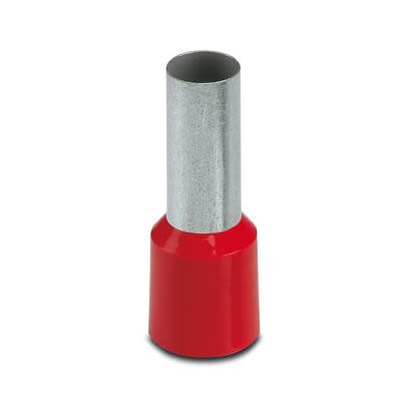Phoenix Contact, AI 35 -18 RD Insulated Ferrule, 18 mm Pin Length, 8.3 mm Pin Diameter, Red to 2 AWG Wire Size