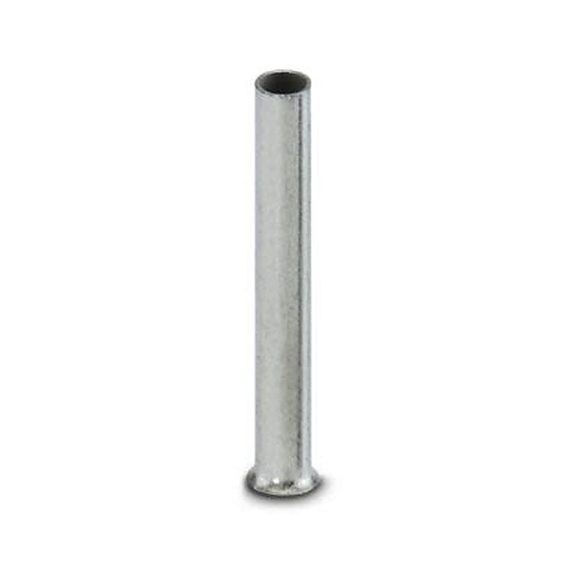 Phoenix Contact Ferrule, 15 mm Pin Length, 1.7 mm Pin Diameter, Silver to 16 AWG Wire Size