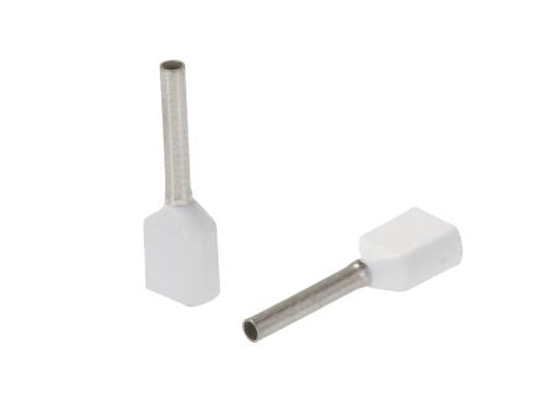 Phoenix Contact Insulated Ferrule, 17 mm Pin Length, 1.5 mm Pin Diameter, White to 20 AWG Wire Size