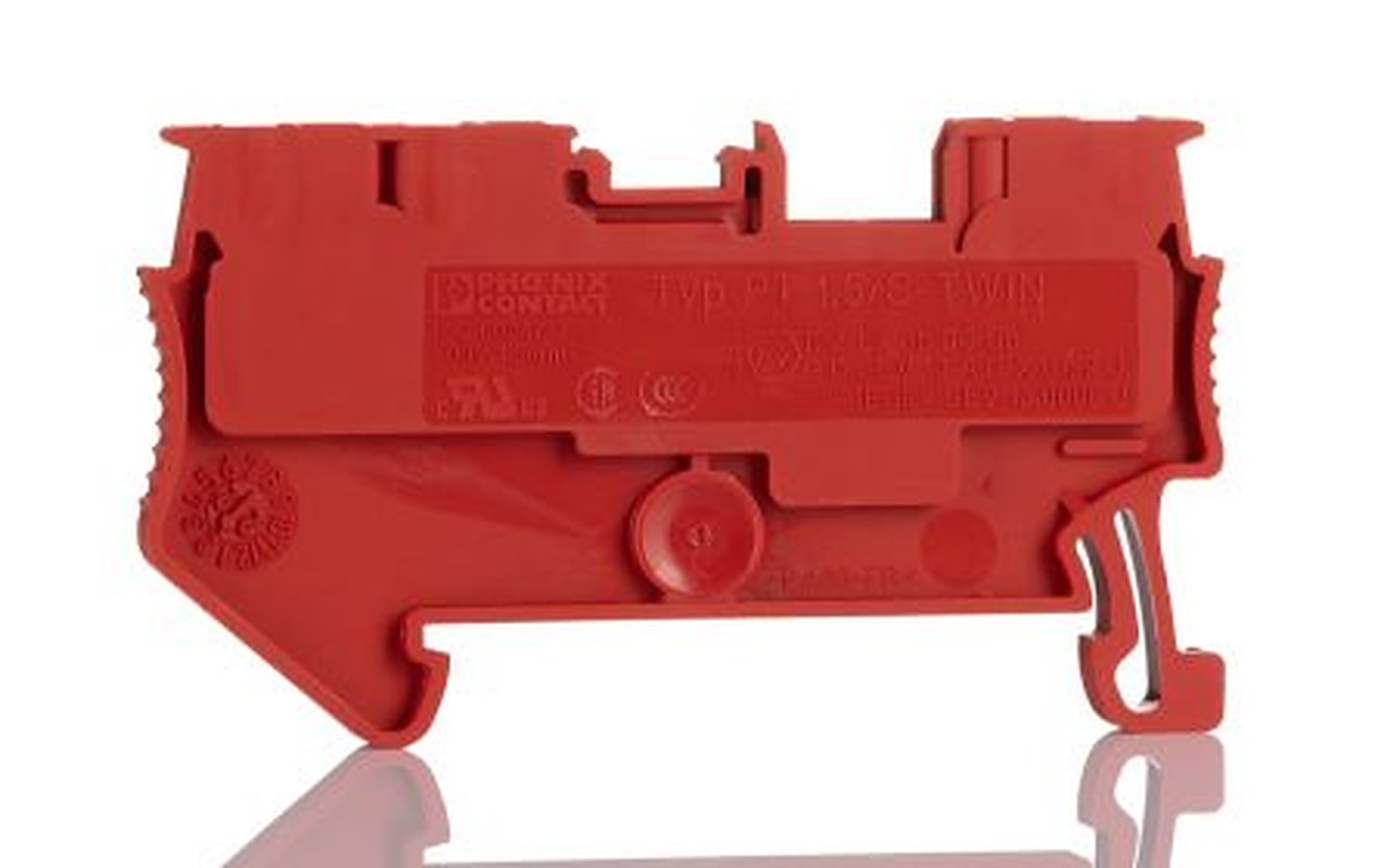 Phoenix Contact PT 1.5/S-TWIN RD Series Feed Through Terminal Block Push-in