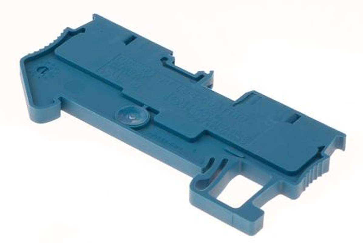 Phoenix Contact 3208208 PT 1.5/S-QUATTRO BU Series Feed Through Terminal Block Blue, 0.14mm², 1.5 mm², 1-Level, Push-in,