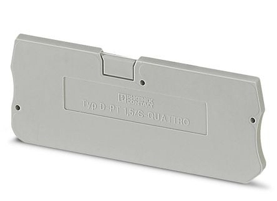 Phoenix Contact D-PT Series End Cover for Use with DIN Rail Terminal Blocks