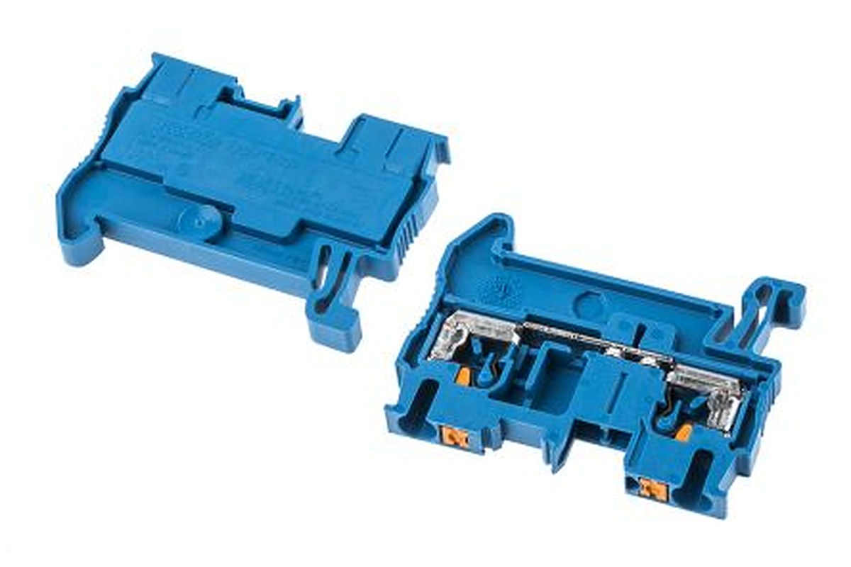 Phoenix Contact 3209523 PT 2.5 BU Series Feed Through Terminal Block Blue, 0.14mm², 4 mm², 1-Level, Push-in, IECEx, ATEX