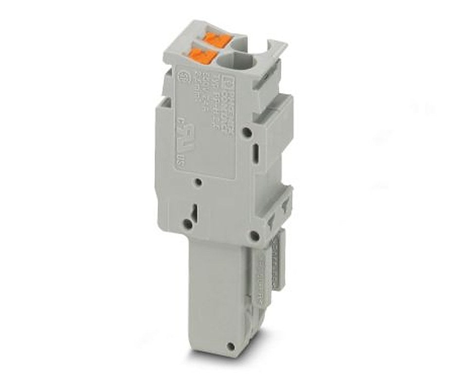 Phoenix Contact PP-H 2.5/2 Series Pluggable Terminal Block, 2-Contact, 5.2 mm Pitch, 1 Row, 3209879