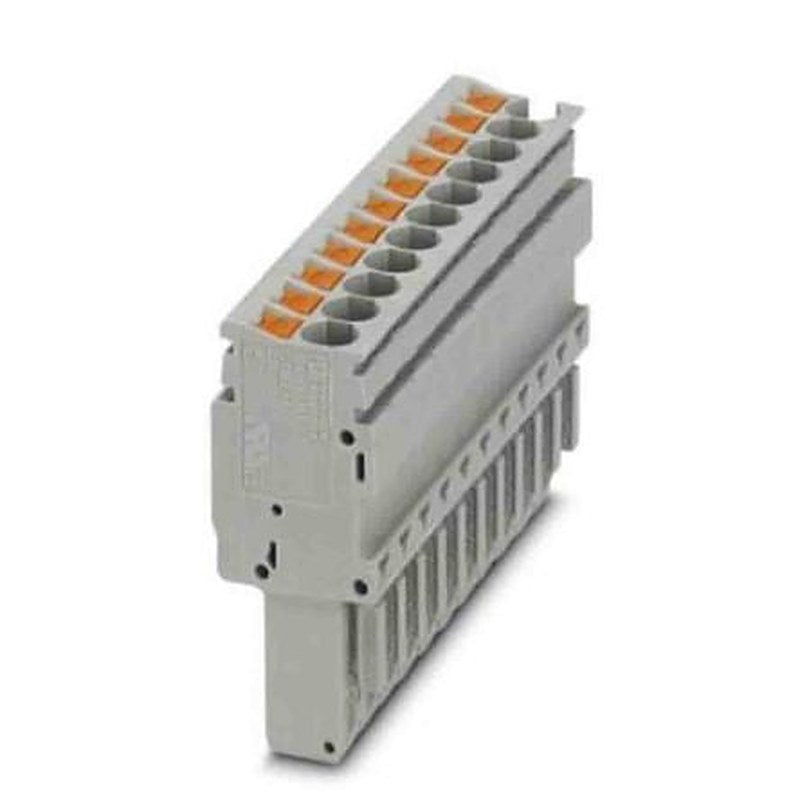 Phoenix Contact Combi Pluggable Solutions Series Pluggable Terminal Block, 11-Contact, 5.2 mm Pitch, 1 Row, 3209963