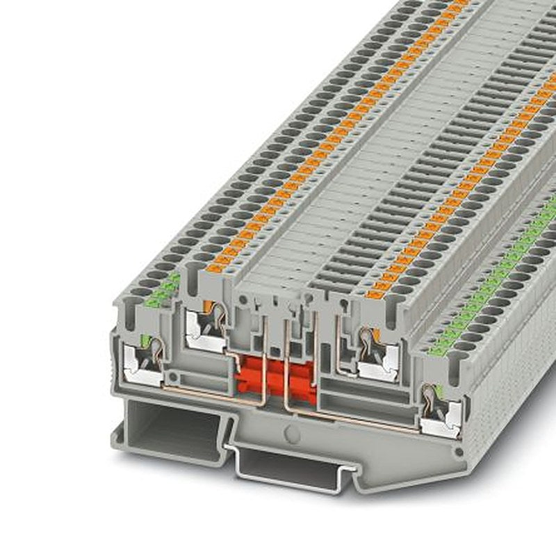 Phoenix Contact 3210230 PTT 2.5-L/TG Series Disconnect Terminal Block Grey, 2.5mm², 1-Level, Push-in