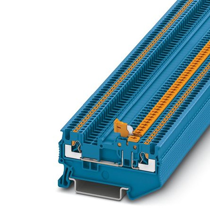 Phoenix Contact PT 1.5/S-MT BU Series Knife Disconnect Terminal Block Push-in