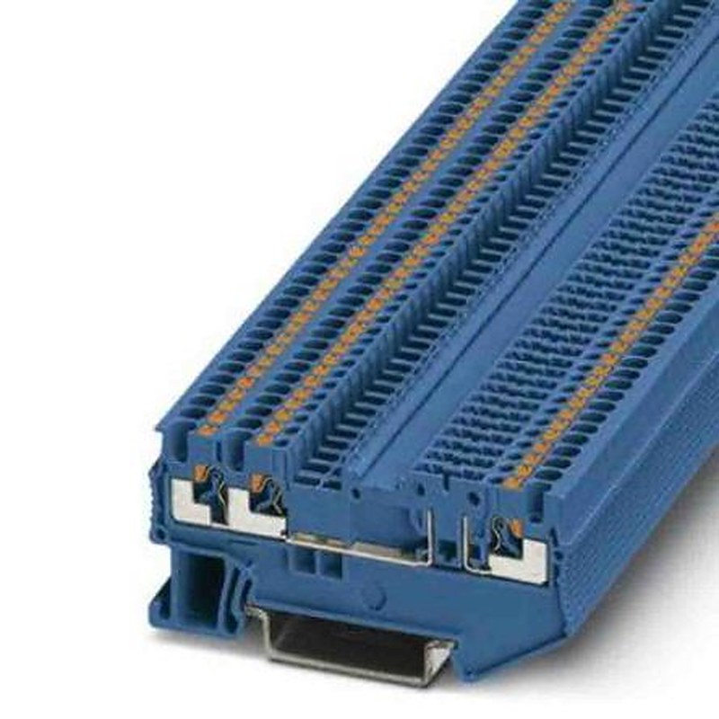 Phoenix Contact 3210315 PT Series Disconnect Terminal Block Blue, 0.14mm², 1.5 mm², 1-Level, Push-in