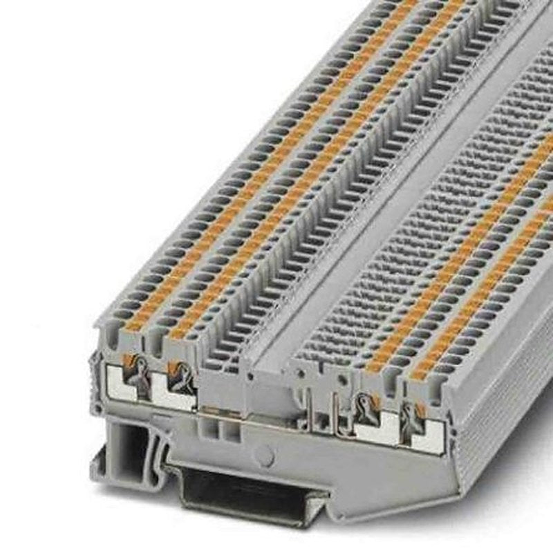 Phoenix Contact 3210326 PT Series Disconnect Terminal Block Grey, 0.14mm², 1.5 mm², 1-Level, Push-in