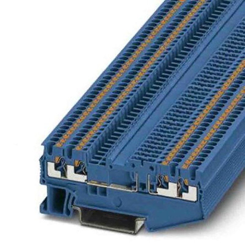 Phoenix Contact 3210327 PT Series Disconnect Terminal Block Blue, 0.14mm², 1.5 mm², 1-Level, Push-in