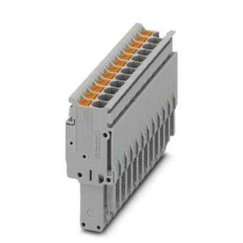 Phoenix Contact Combi Pluggable Solutions Series Pluggable Terminal Block, 12-Contact, 5.2 mm Pitch, 1 Row, 3211291