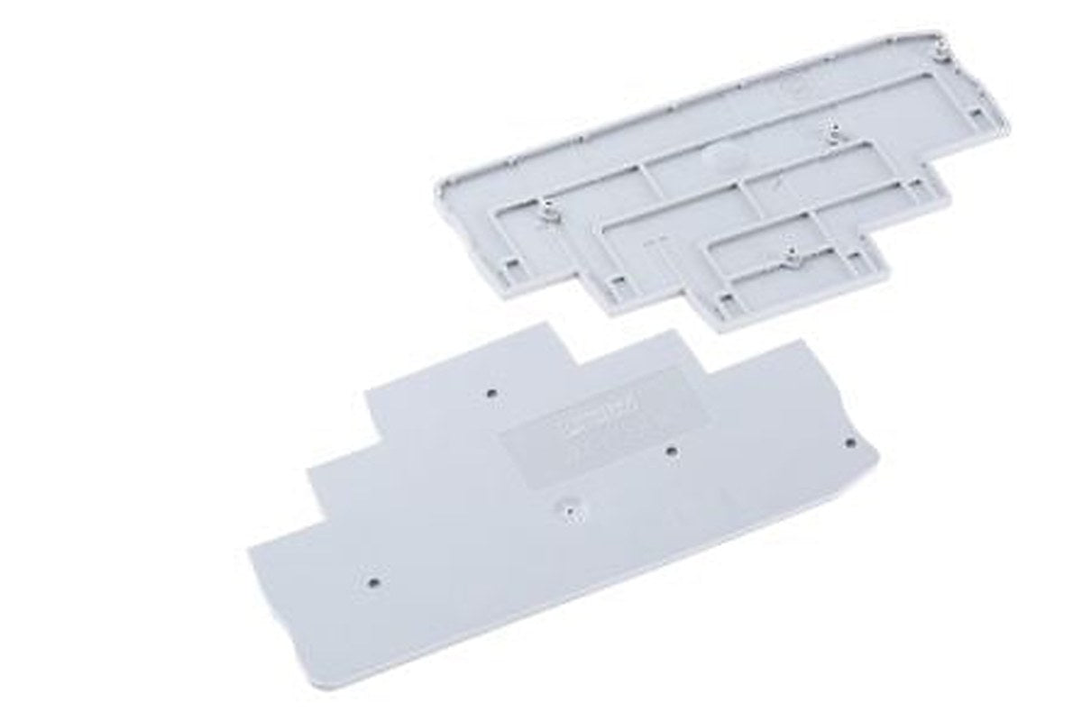 Phoenix Contact D-PT 2.5-3L Series End Cover for Use with DIN Rail Terminal Blocks