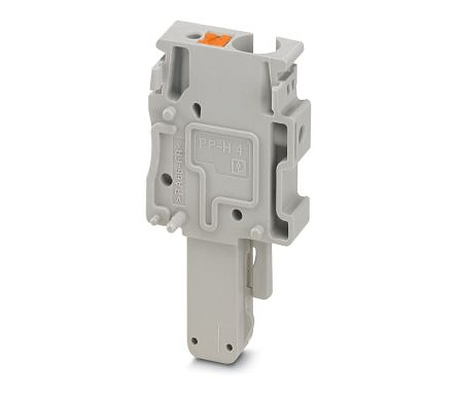 Phoenix Contact PP-H 4/1-M Series Pluggable Terminal Block, 1-Contact, 6.2 mm Pitch, 1 Row, 3211965