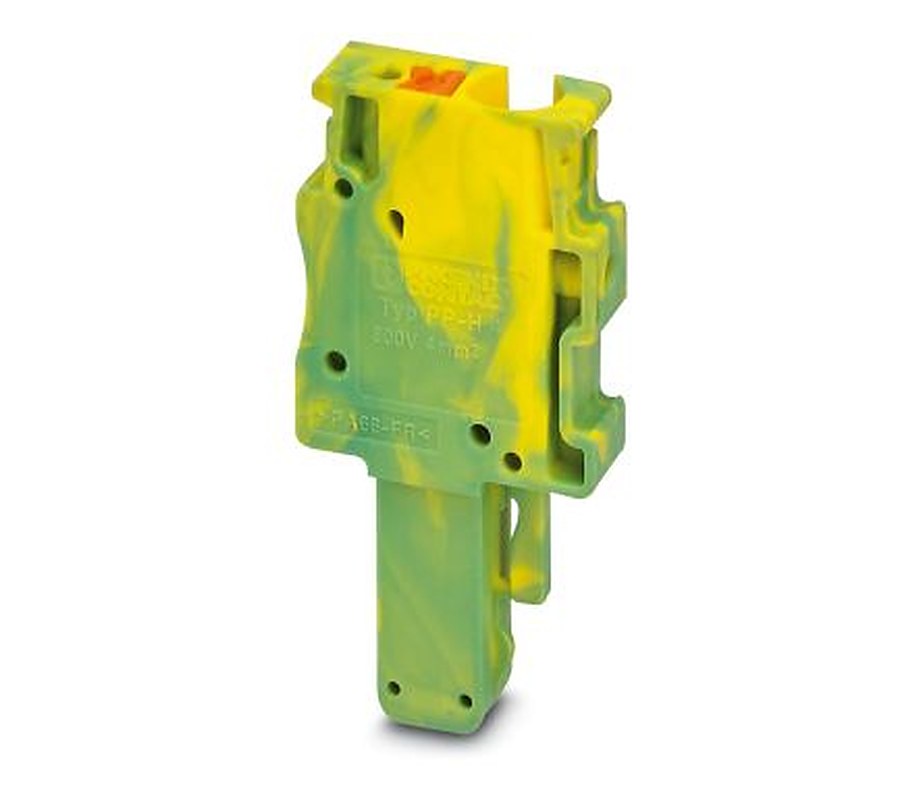 Phoenix Contact PP-H 4/1 GNYE Series Pluggable Terminal Block, 32A