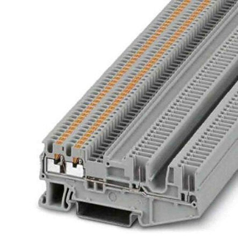 Phoenix Contact 3212390 Feed Through Terminal Block Grey, 0.14mm², 1.5 mm², 1-Level, Push-in