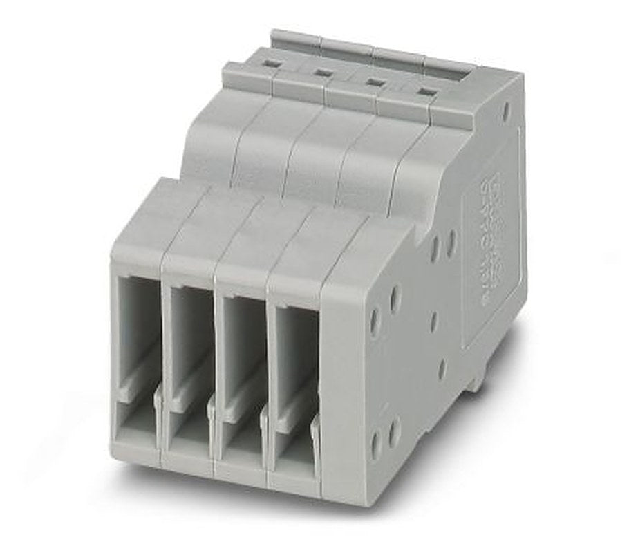 Phoenix Contact PPC 1.5/S/4 Series Pluggable Terminal Block, 1-Contact, 3.5 mm Pitch, 1 Row, 3213409
