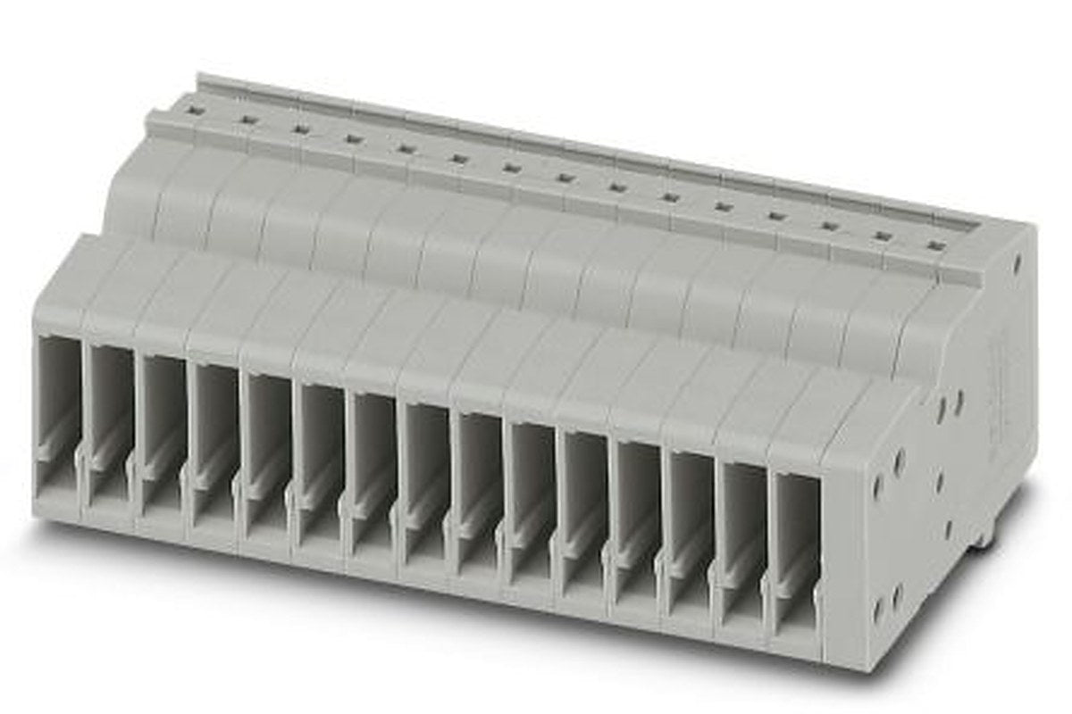 Phoenix Contact PPC 1.5/S/15 Series PCB Terminal Block, 15-Contact, 3.5 mm Pitch, 1 Row