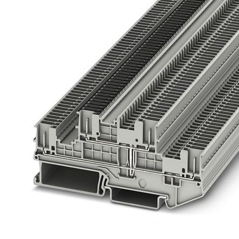 Phoenix Contact 3213852 PTTB 1.5/S/4P-PV Series Double Level Terminal Block Grey, 0.14mm², 1.5 mm², 2-Level, Plug-In