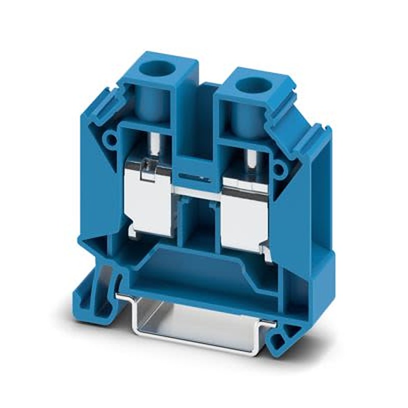 Phoenix Contact 3214152 TB Series Feed Through Terminal Block Blue, 1-Level, Screw, EFUP-E