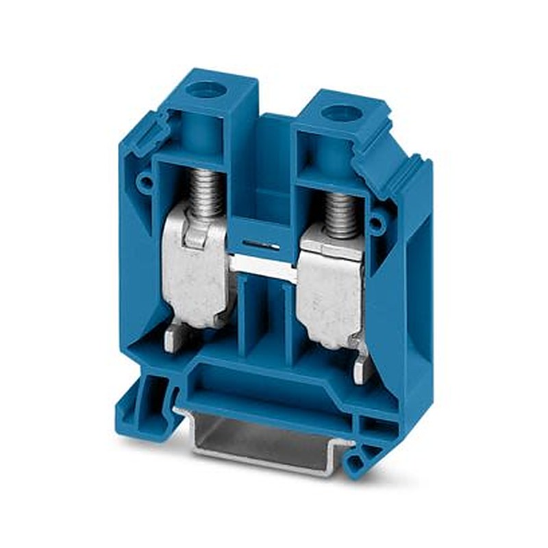 Phoenix Contact 3214165 TB Series Feed Through Terminal Block Blue, 1-Level, Screw, EFUP-E