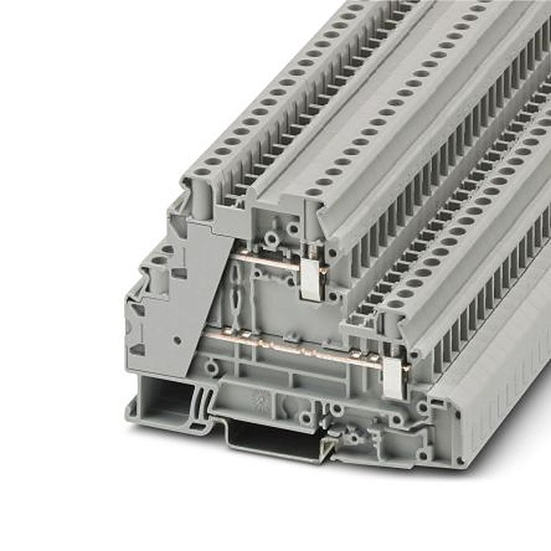 Phoenix Contact 3214362 UT 4-L/L Series Multi Level Terminal Block Grey, Screw