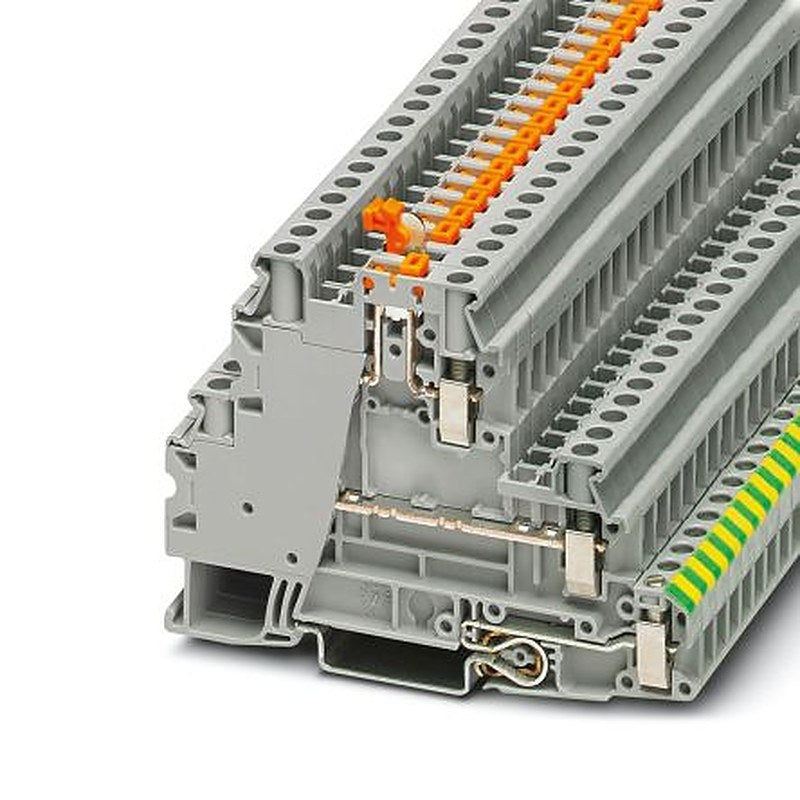 Phoenix Contact 3214364 UT 4 Series DIN Rail Terminal Block, Screw, ATEX, IECEx