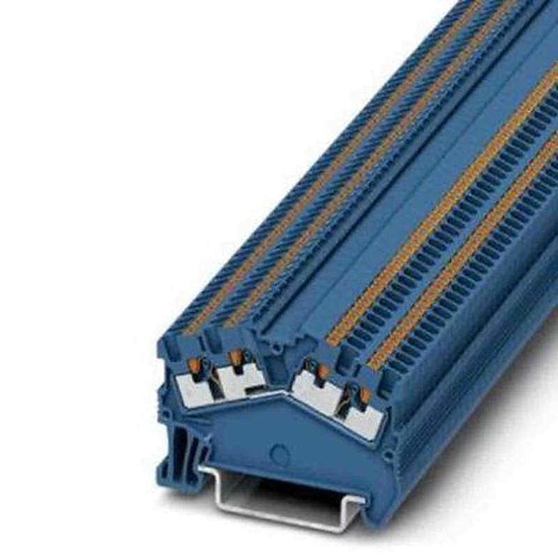 Phoenix Contact 3214631 Feed Through Terminal Block Blue, 0.14mm², 1.5 mm², 1-Level, Push-in, IECEx/ATEX