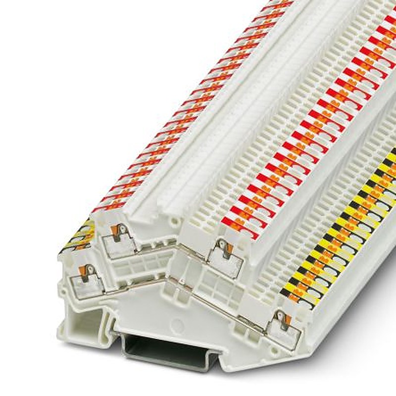 Phoenix Contact 3214663 PTTBS 1.5/S-KNX Series Double Level Terminal Block White, 0.14mm², 1.5 mm², 2-Level, Push-in,