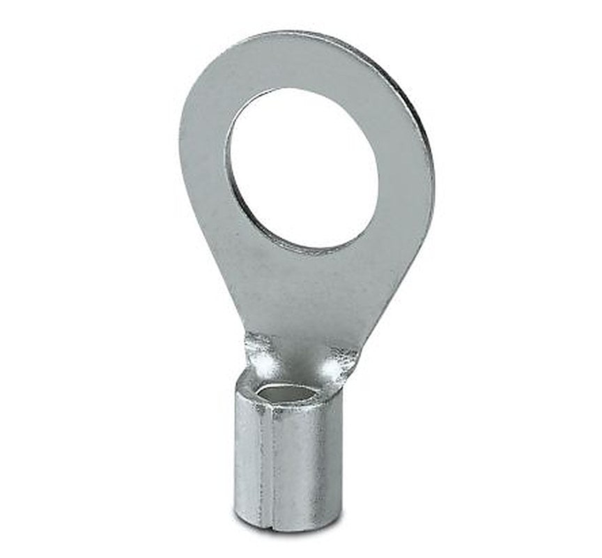 Phoenix Contact, C-RC Uninsulated Ring Terminal, M10 Stud Size, Silver