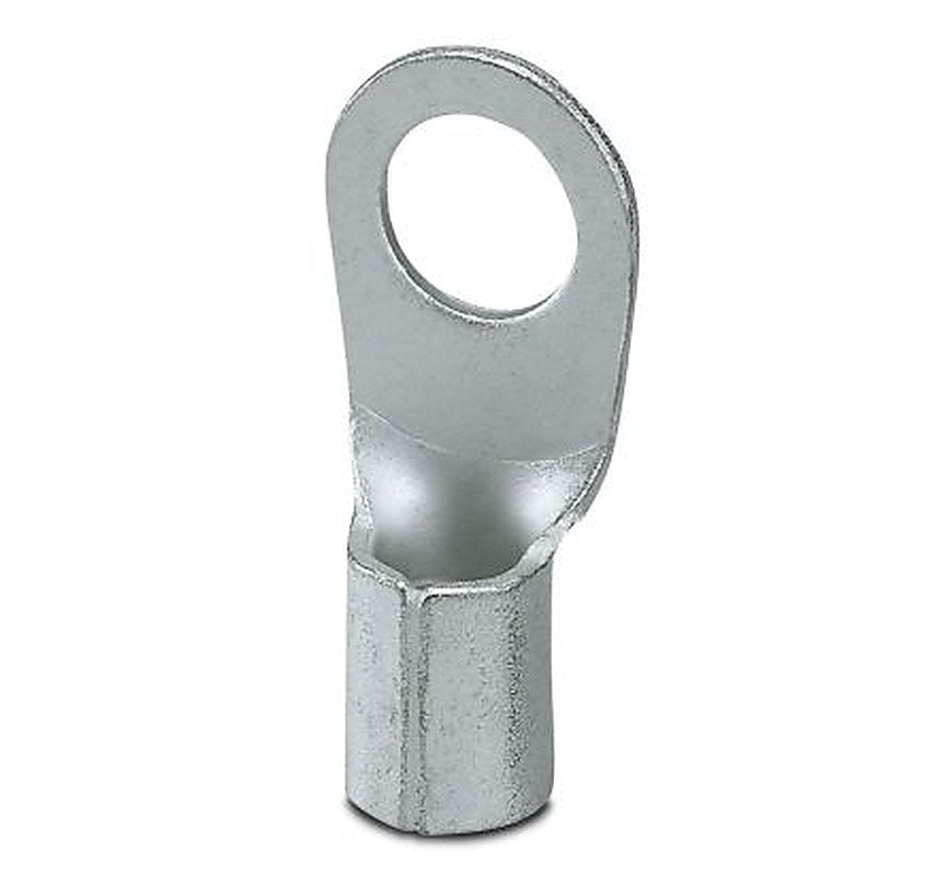 Phoenix Contact, C-RC 16/M8 DIN 3240096 Uninsulated Ring Terminal, M8 Stud Size, Silver