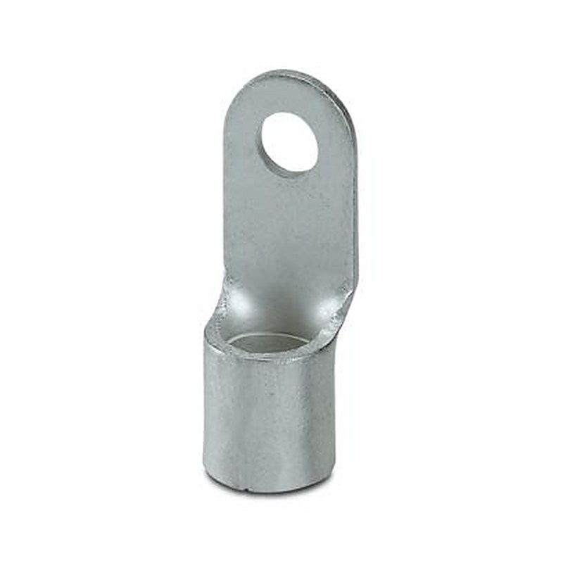 Phoenix Contact, C-RC 25/M5 Uninsulated Ring Terminal, M5 Stud Size 4 AWG 4 AWG Wire Size, Silver