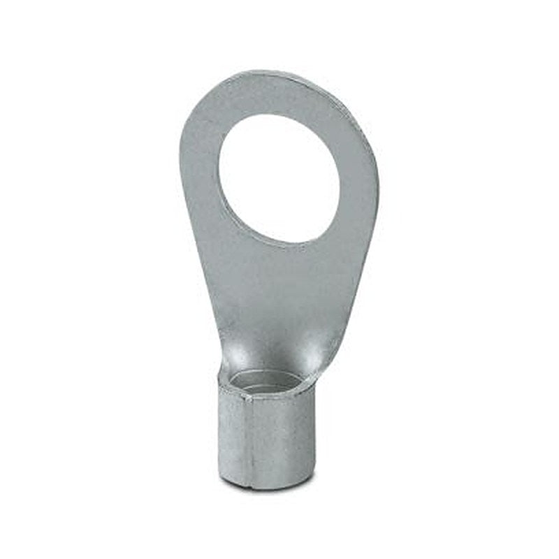 Phoenix Contact, C-RC 35/M16 Uninsulated Ring Terminal, M16 Stud Size 2 AWG 2 AWG Wire Size, Silver