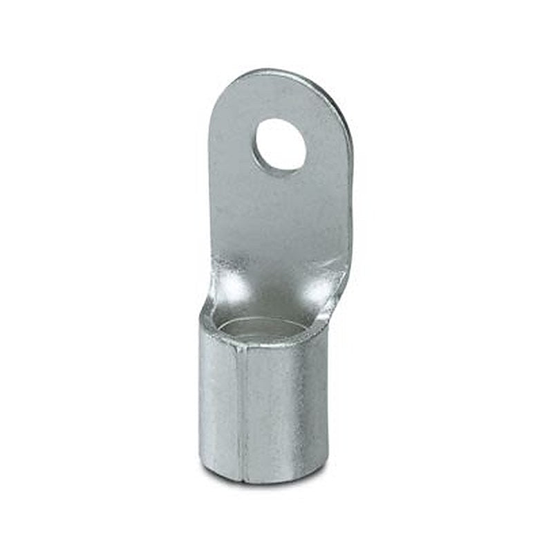 Phoenix Contact, C-RC 50/M6 Uninsulated Ring Terminal, M6 Stud Size 1 AWG 1 AWG Wire Size, Silver