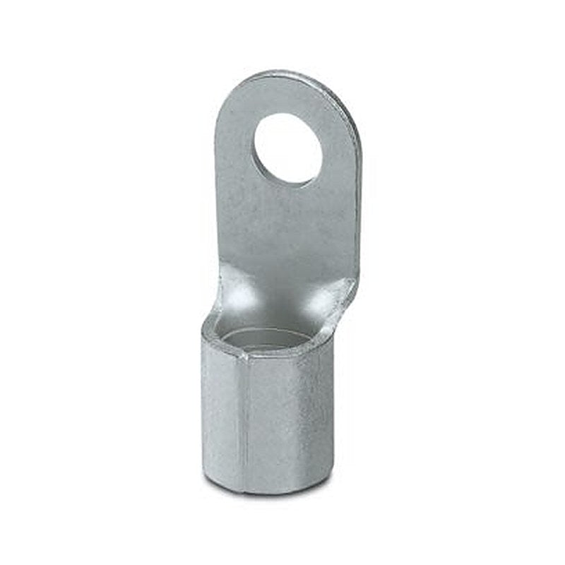 Phoenix Contact, C-RC Uninsulated Ring Terminal, M8 Stud Size 1 AWG 1 AWG Wire Size, Silver