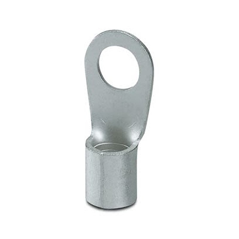 Phoenix Contact, C-RC Uninsulated Ring Terminal, M12 Stud Size 1 AWG 1 AWG Wire Size, Silver