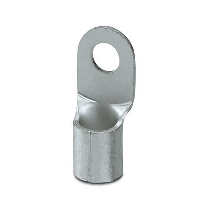 Phoenix Contact, C-RC 70/M10 Uninsulated Ring Terminal, M10 Stud Size 2 AWG 2 AWG Wire Size, Silver