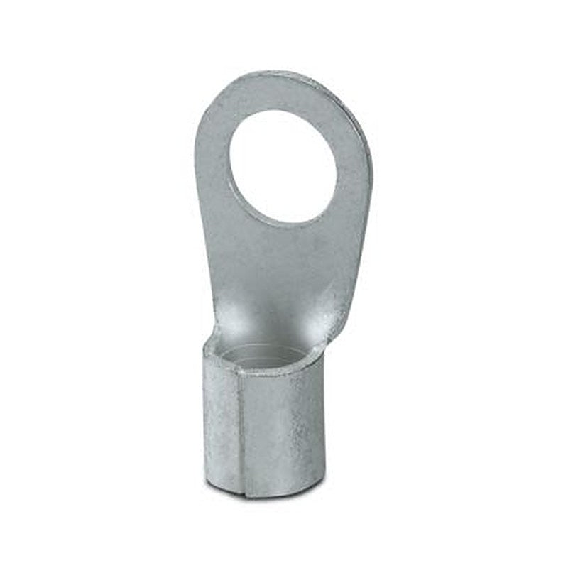 Phoenix Contact, C-RC Uninsulated Ring Terminal, M16 Stud Size 2 AWG 2 AWG Wire Size, Silver