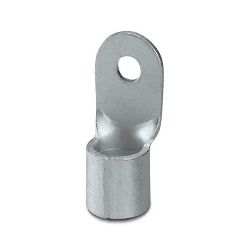Phoenix Contact, C-RC Uninsulated Ring Terminal, M8 Stud Size 3 AWG 3 AWG Wire Size, Silver