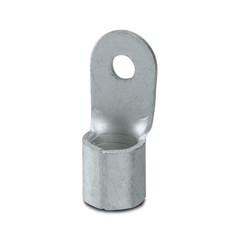 Phoenix Contact, C-RC Uninsulated Ring Terminal, M10 Stud Size 24 AWG 0 AWG Wire Size, Silver