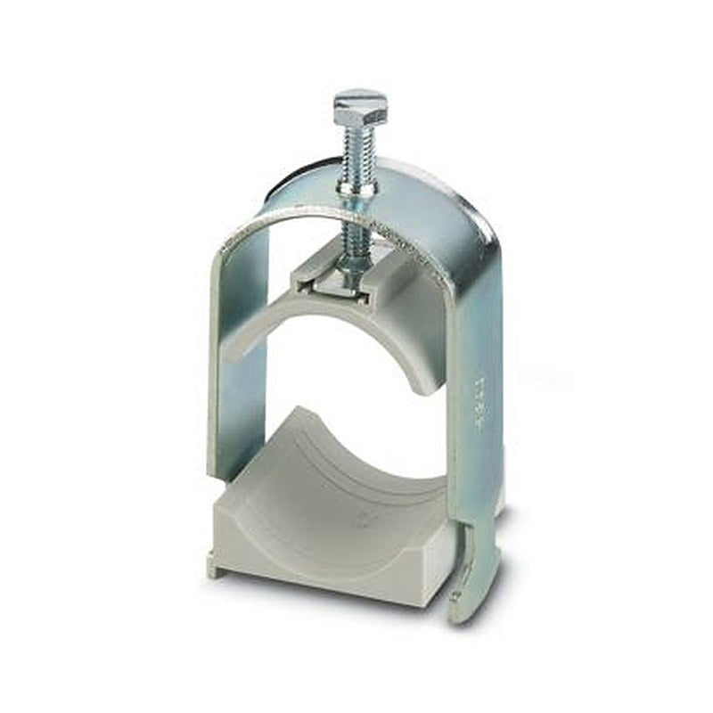 Phoenix Contact Silver Steel Cable Clamp, 42 mm Max. Bundle Clip-On 111 mm 76mm 47.2 mm