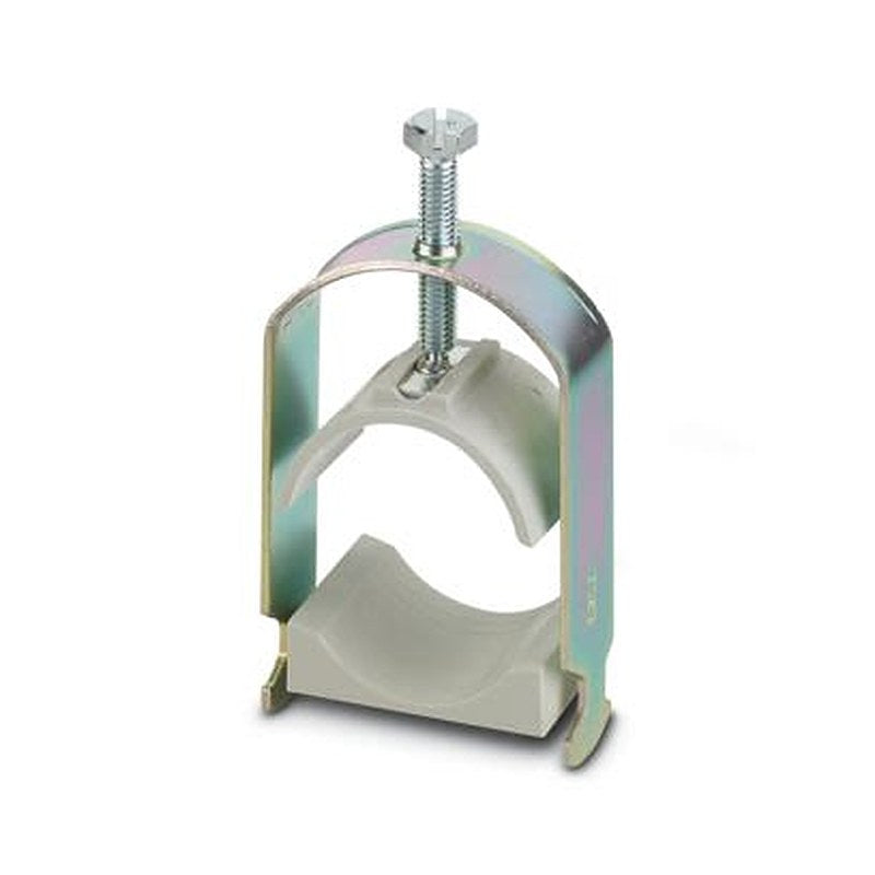 Phoenix Contact Silver Steel Cable Clamp, 56 mm Max. Bundle Clip-On 145 mm 64mm
