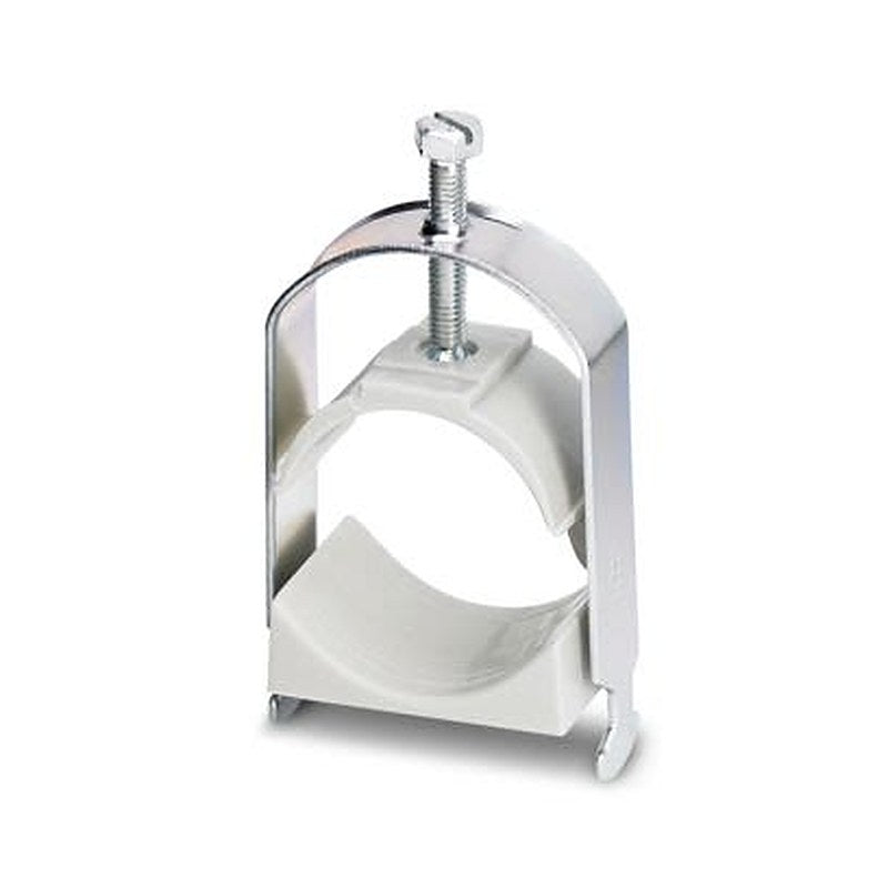 Phoenix Contact Silver Steel Cable Clamp, 68 mm Max. Bundle Clip-On 154 mm 105mm 69 mm