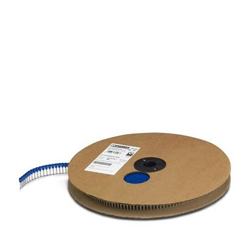 Phoenix Contact Insulated Ferrule, 8 mm Pin Length, 2.3 mm Pin Diameter, Blue to 14 AWG Wire Size