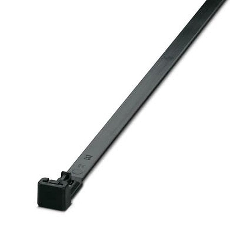 Phoenix Contact Cable Tie, Standard, 350 mm x 7.5mm, Black Polyamide