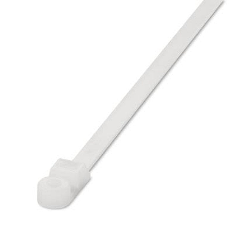 Phoenix Contact Cable Tie, Internal Teeth, 200 mm x 7.8mm, Clear Polyamide