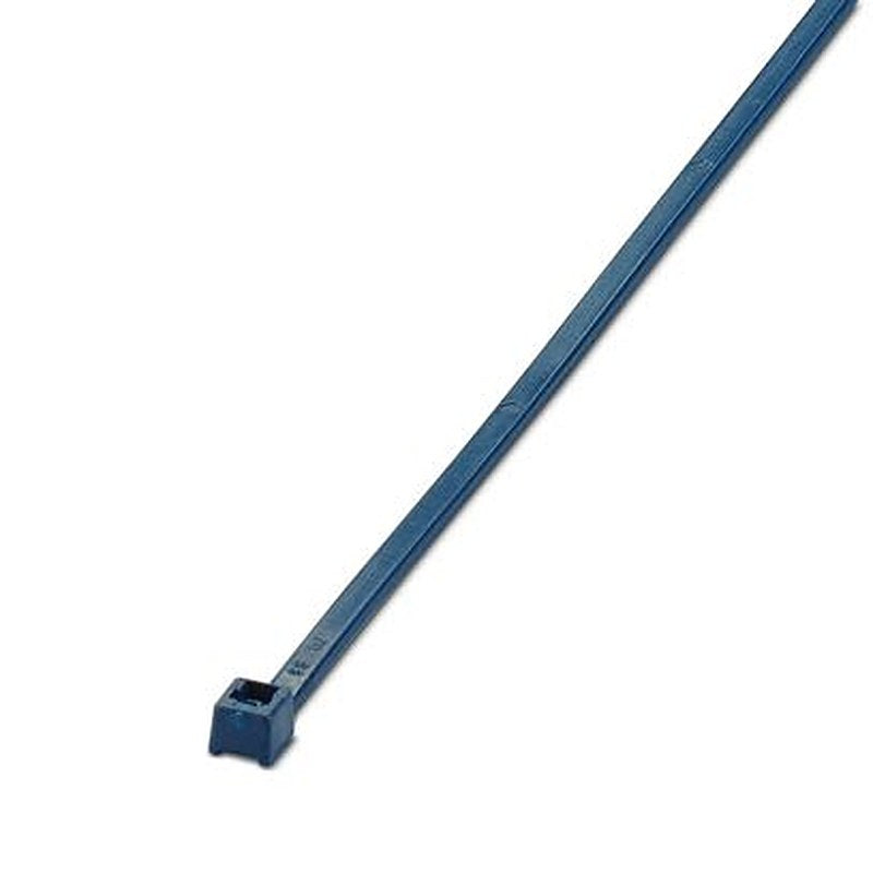 Phoenix Contact Cable Tie, Standard, 200 mm x 3.5mm, Blue Polyamide