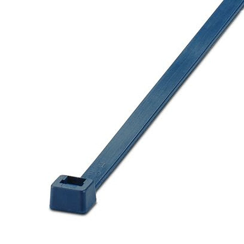 Phoenix Contact Cable Tie, Standard, 365 mm x 7.5mm, Blue Polyamide